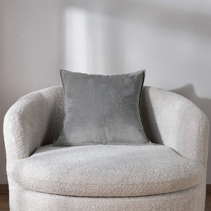 Funda De Cojín Velvet Gris