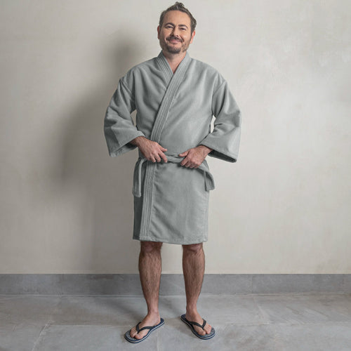 Bata De Baño Soft Gris UNI