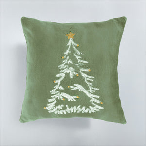 COJÍN SNOW TREE CUADRADO