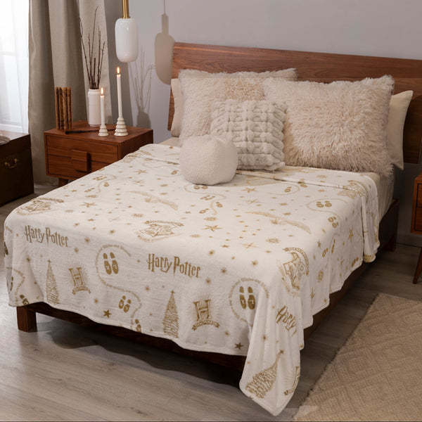 Cobertor ligero hogwarts christmas