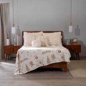 Cobertor ligero hogwarts christmas