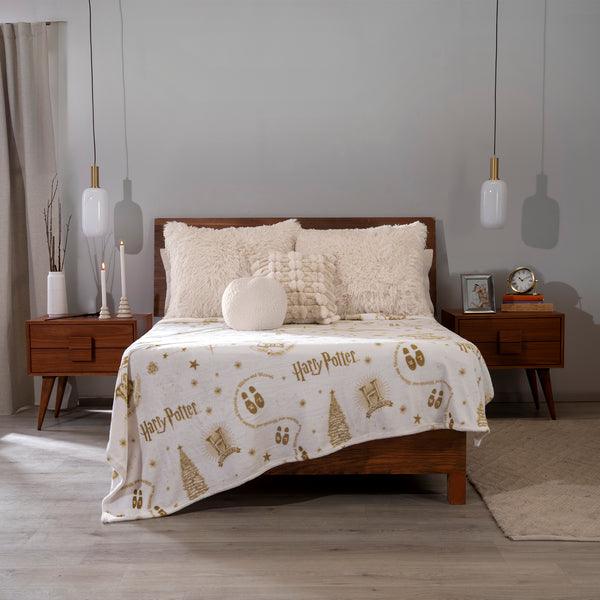Cobertor ligero hogwarts christmas