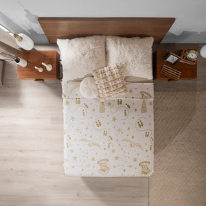 Cobertor ligero hogwarts christmas