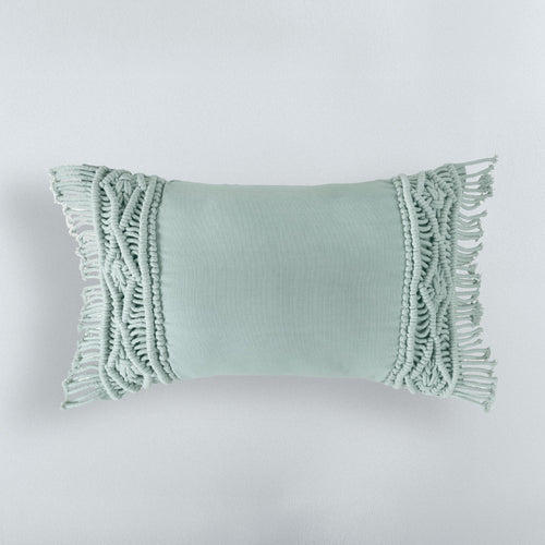 Funda De Cojín Macrame Aqua RECTANGULAR