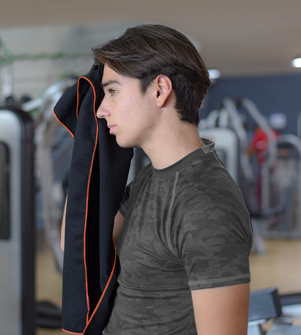 Toalla Microsport Negro GYM