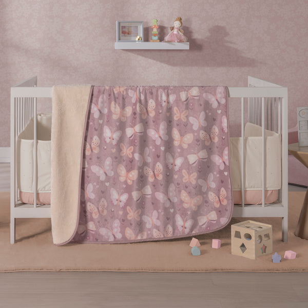 Cobertor Baby Siberia Mariposas CARRIOLA