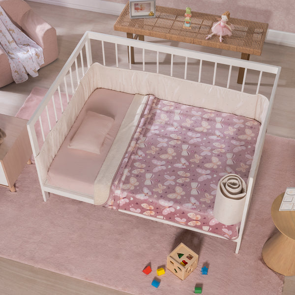 Cobertor Baby Siberia Mariposas CARRIOLA