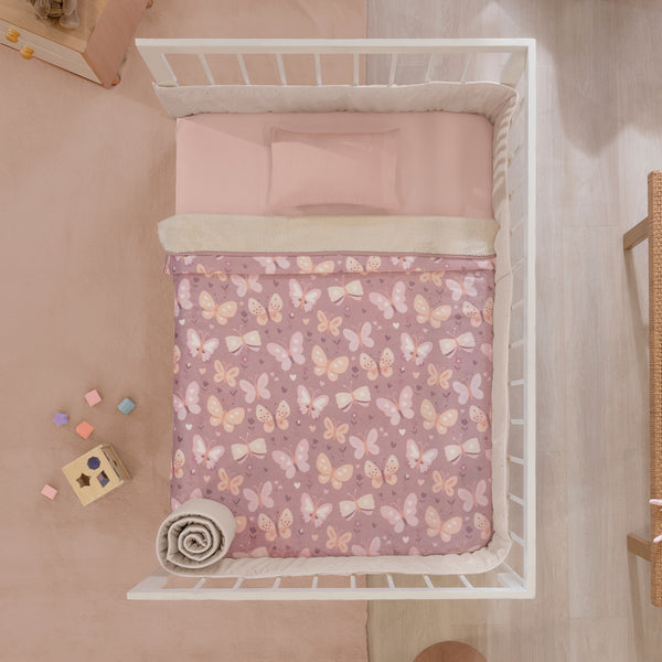 Cobertor Baby Siberia Mariposas CARRIOLA