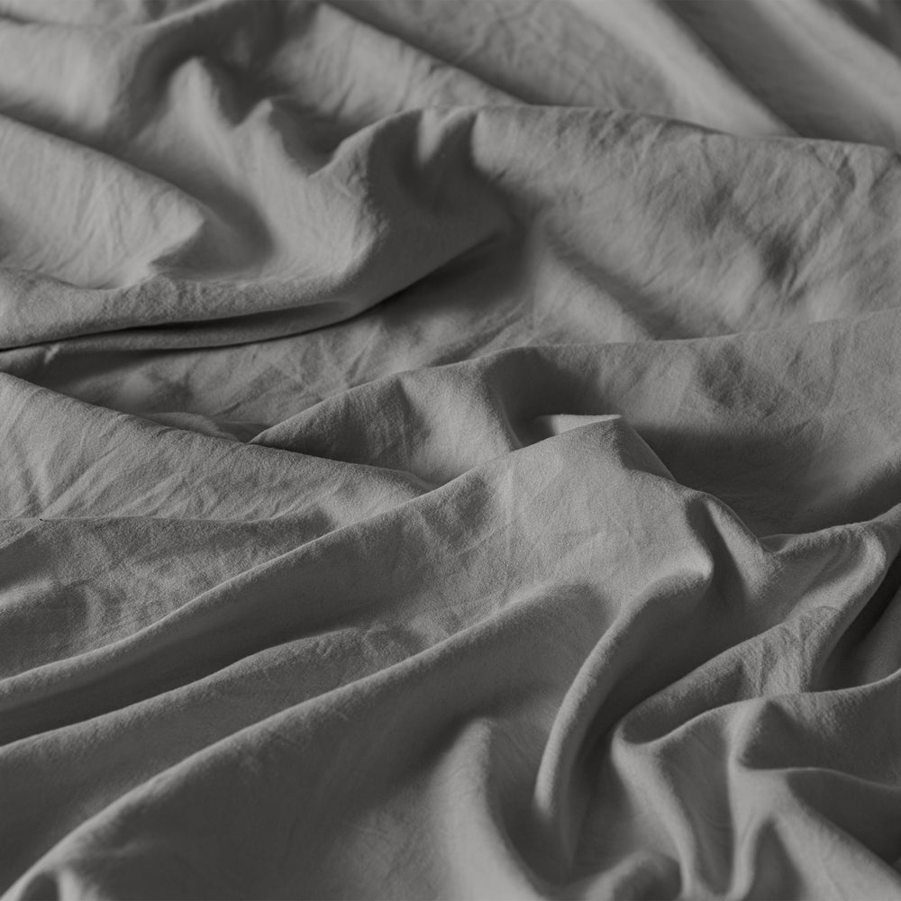 Sábanas Viasoft Washed Gris