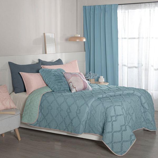 Edredón Nuut Celeste MAT