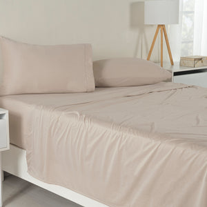 Sábanas Jersey Soft Almond QS