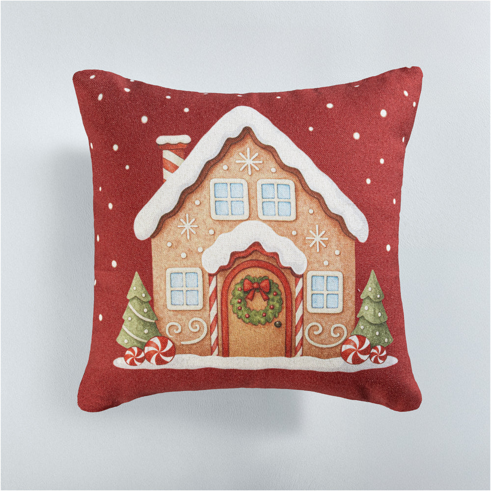 Funda De Cojín Casa De Jengibre CUADRADO