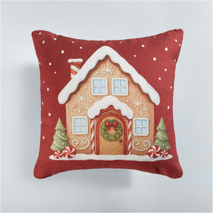 Funda De Cojín Casa De Jengibre CUADRADO