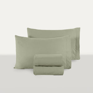 Sábanas Viasoft Washed Matcha