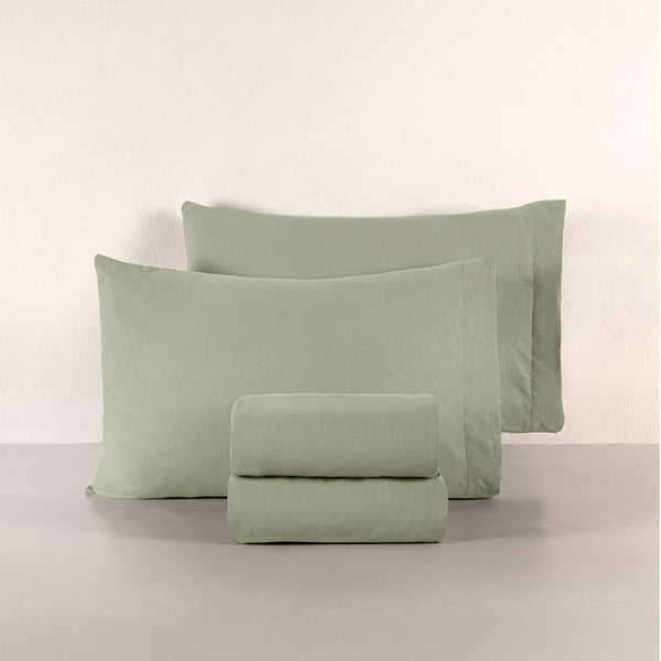 Sábanas Viasoft Washed Matcha MAT