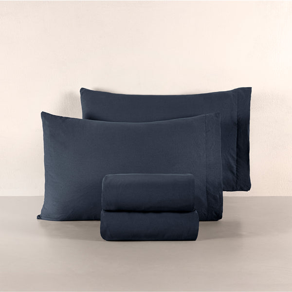 Sábanas Viasoft Washed Marino MAT