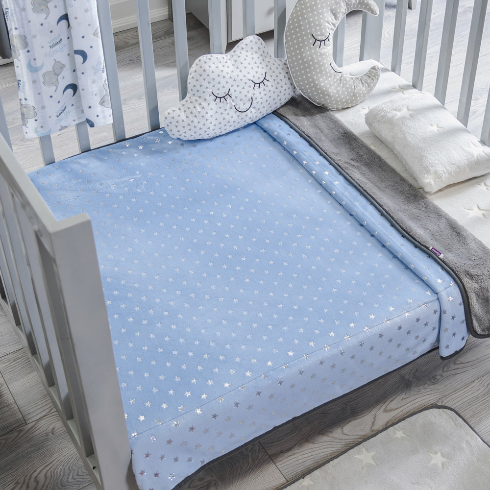 Cobertor Baby Siberia Blue Stars