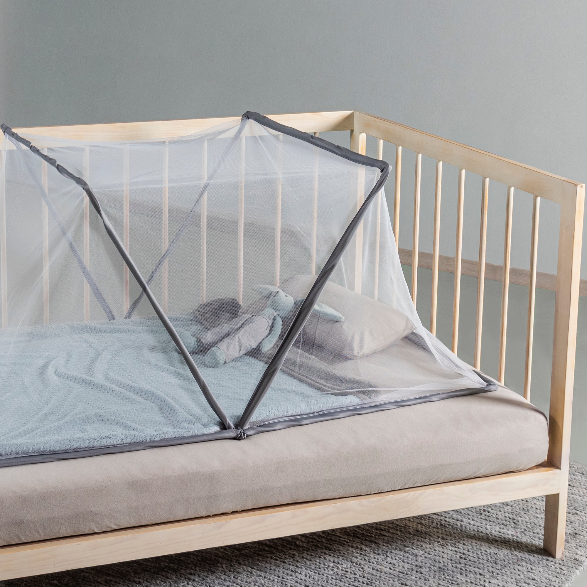 Mosquitero Plegable Baby Gris UNITALLA